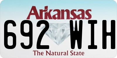 AR license plate 692WIH