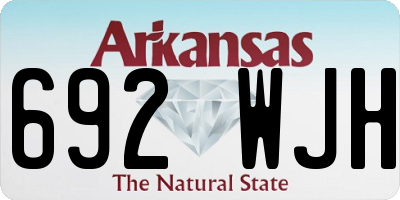 AR license plate 692WJH