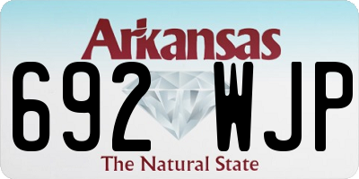 AR license plate 692WJP