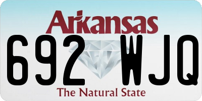 AR license plate 692WJQ