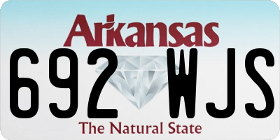 AR license plate 692WJS