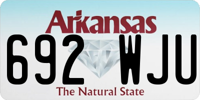 AR license plate 692WJU