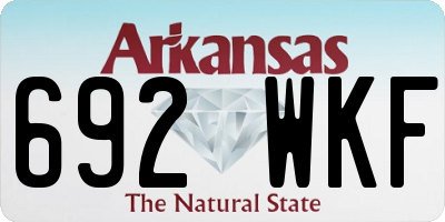 AR license plate 692WKF