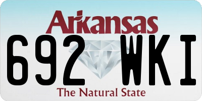 AR license plate 692WKI