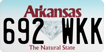 AR license plate 692WKK