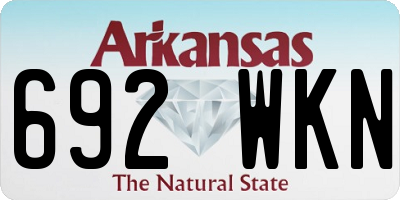 AR license plate 692WKN