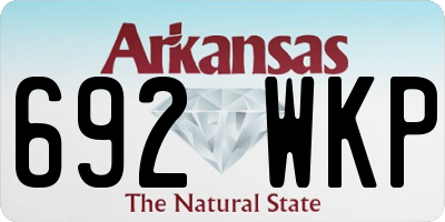AR license plate 692WKP