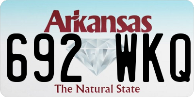 AR license plate 692WKQ