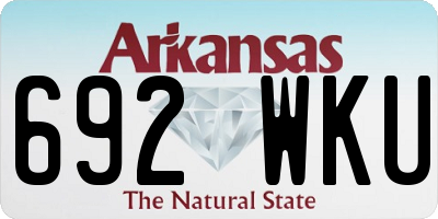 AR license plate 692WKU