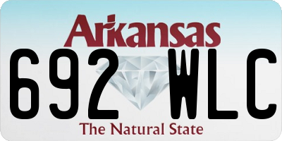 AR license plate 692WLC