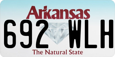 AR license plate 692WLH