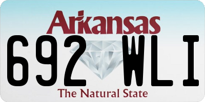 AR license plate 692WLI