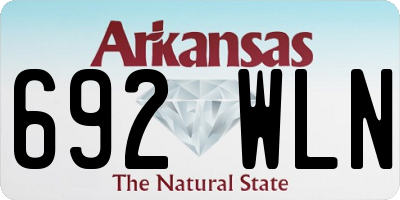 AR license plate 692WLN