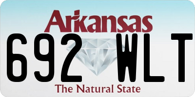 AR license plate 692WLT