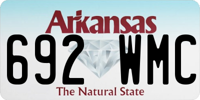 AR license plate 692WMC