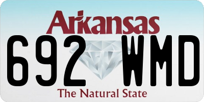 AR license plate 692WMD