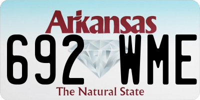 AR license plate 692WME