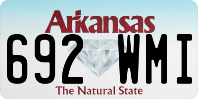 AR license plate 692WMI