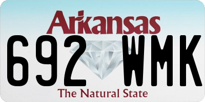 AR license plate 692WMK