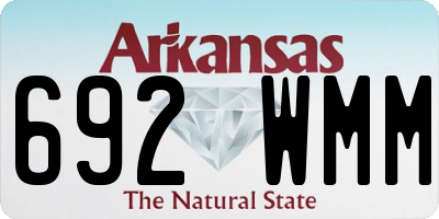 AR license plate 692WMM