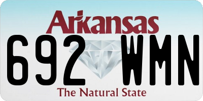 AR license plate 692WMN