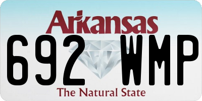 AR license plate 692WMP