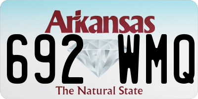 AR license plate 692WMQ