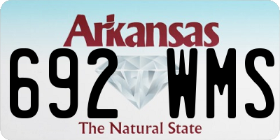 AR license plate 692WMS