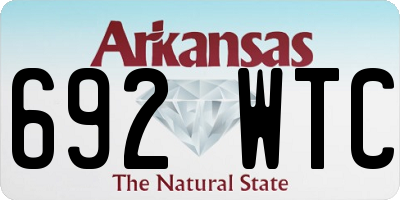 AR license plate 692WTC