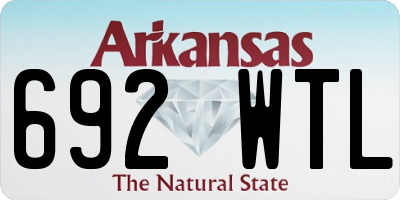 AR license plate 692WTL