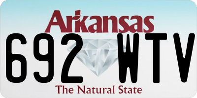 AR license plate 692WTV