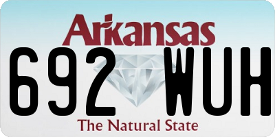 AR license plate 692WUH