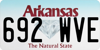 AR license plate 692WVE