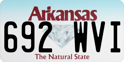 AR license plate 692WVI