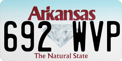 AR license plate 692WVP
