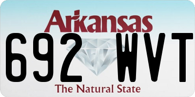 AR license plate 692WVT