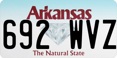 AR license plate 692WVZ