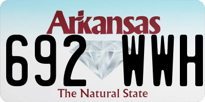 AR license plate 692WWH