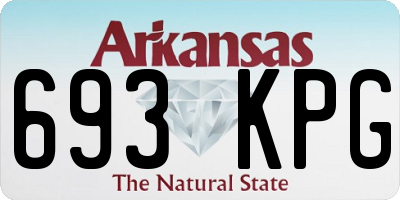 AR license plate 693KPG