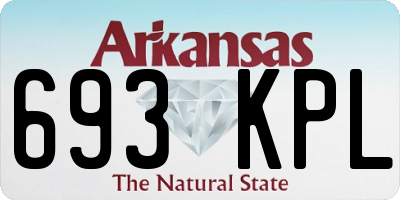 AR license plate 693KPL