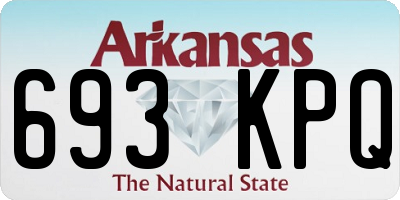 AR license plate 693KPQ