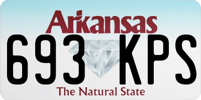 AR license plate 693KPS