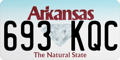 AR license plate 693KQC