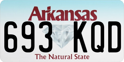 AR license plate 693KQD