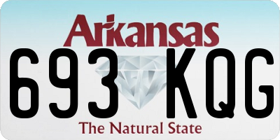 AR license plate 693KQG