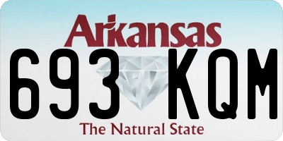 AR license plate 693KQM