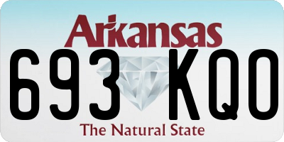 AR license plate 693KQO