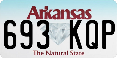 AR license plate 693KQP