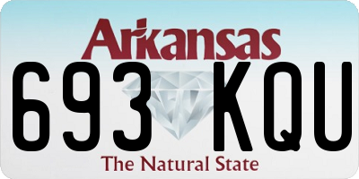 AR license plate 693KQU