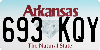 AR license plate 693KQY